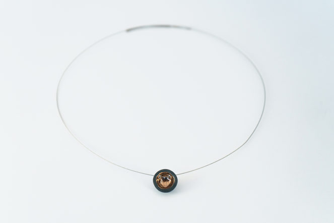 Semisferina necklace_Ceramic jewels